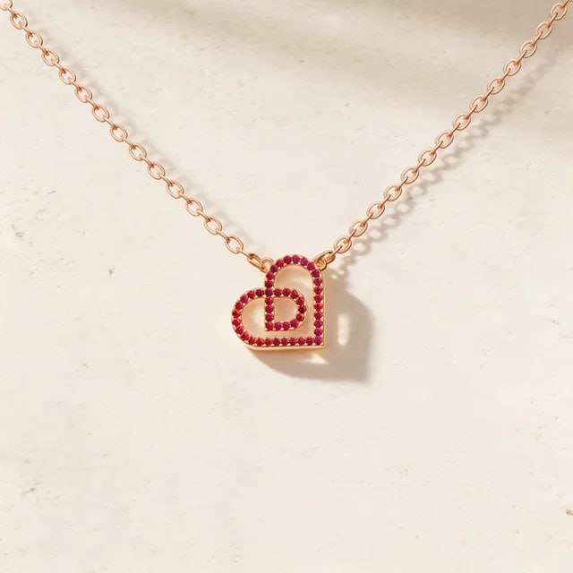 Lbd 2025 Ruby Necklace in 18K Rose Gold