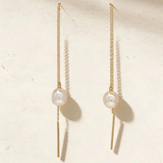 Jolie Pearl Earring in 18K Yellow Gold