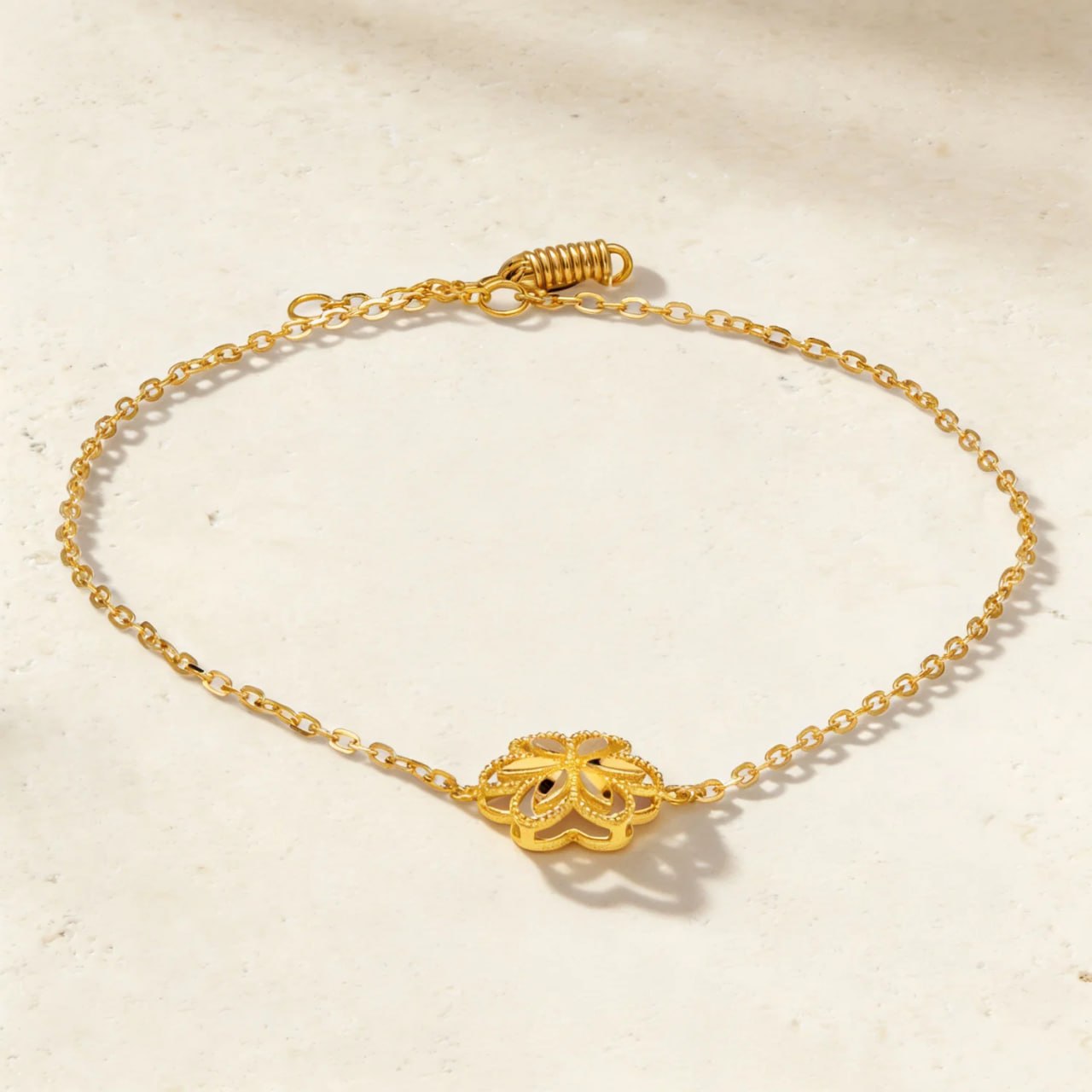 Floret Bracelet in 21K Yellow Gold