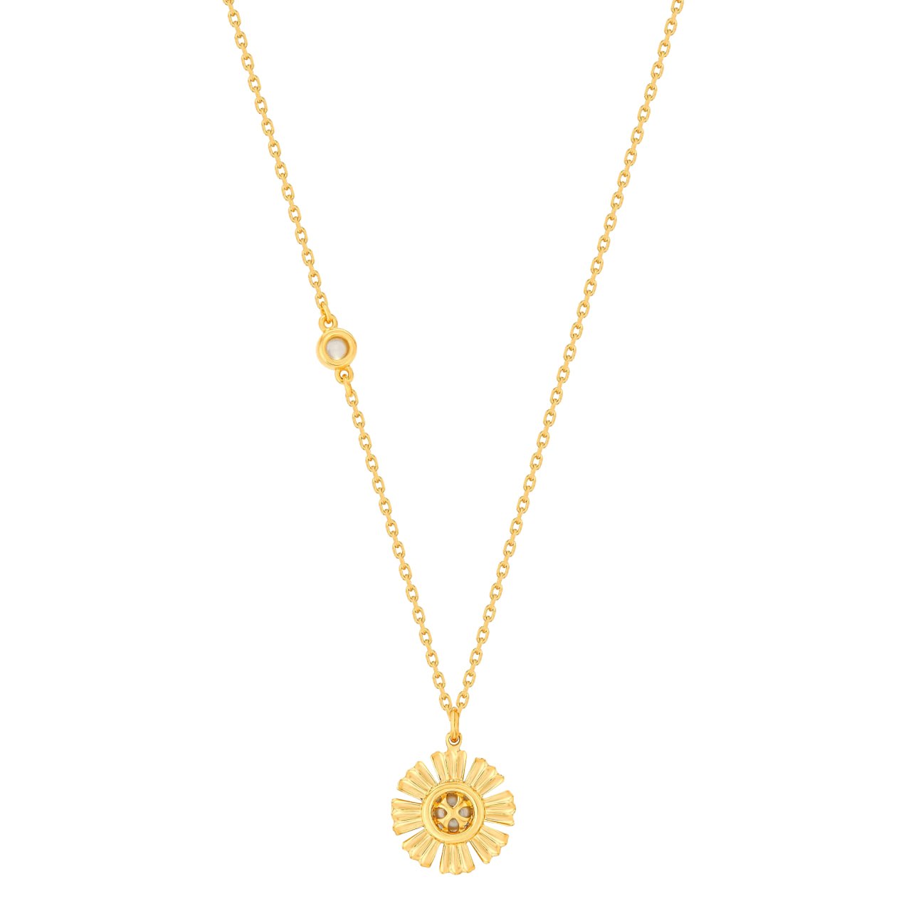 Happy Sunkiss Diamond Necklace in 18K Yellow Gold