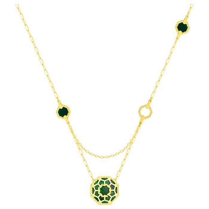 Marrakech Reversible Necklace in 18K Yellow Gold