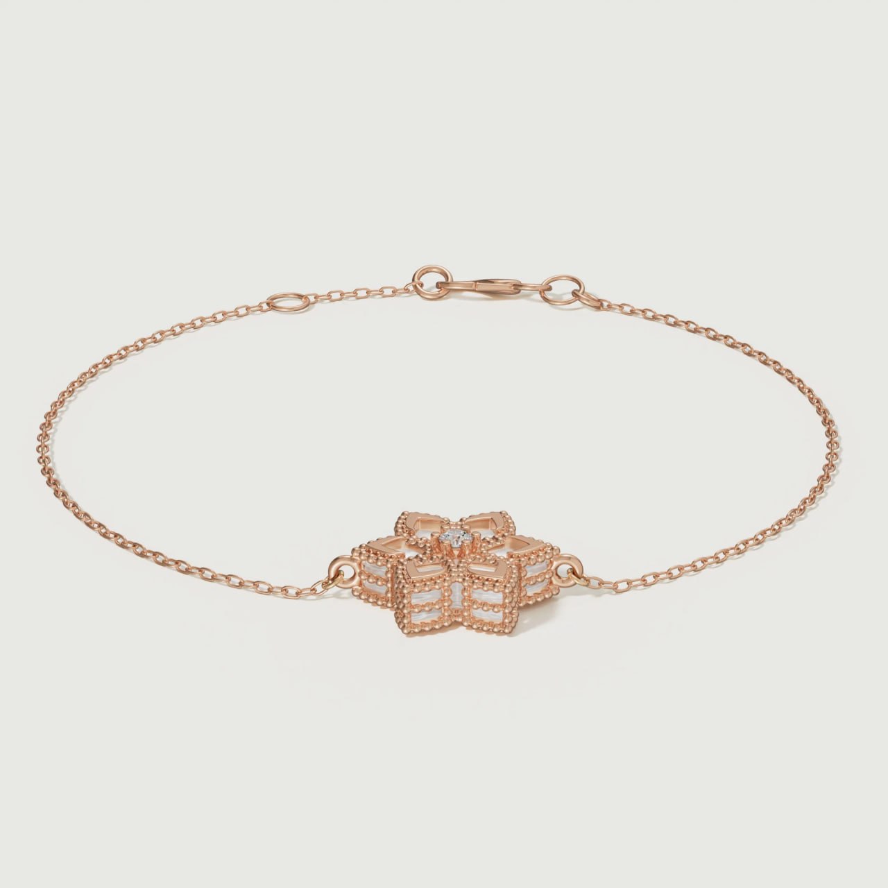 Di Mare Diamond Bracelet in 18K Rose Gold