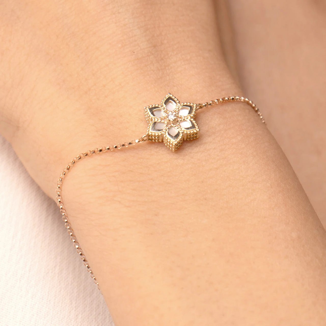 Di Mare Diamond Bracelet in 18K Rose Gold
